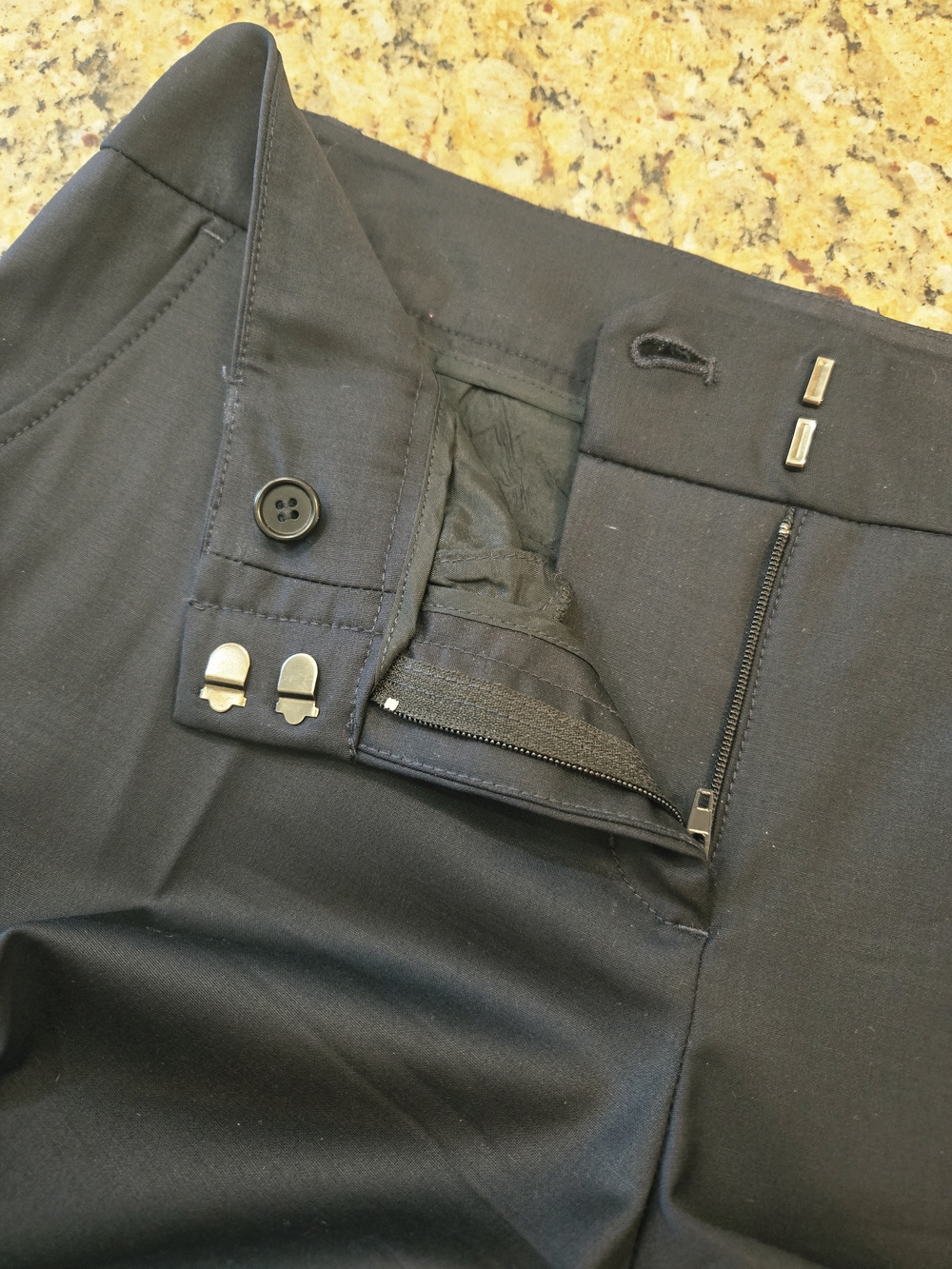 BCBGMaxAzria Black Women's Double-breasted Pantsuit With Blazer US4 - Picture 7 of 15